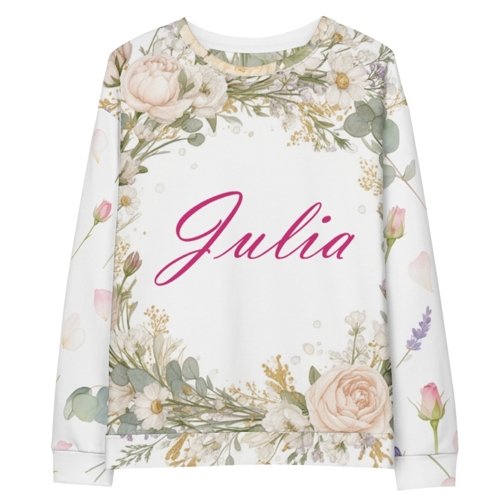 Floral Crown Sweatshirt