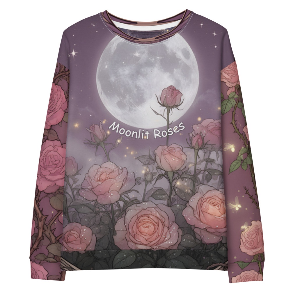 Moonlit Roses Sweatshirt
